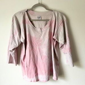 Vintage Pink Cotton Tee Size m